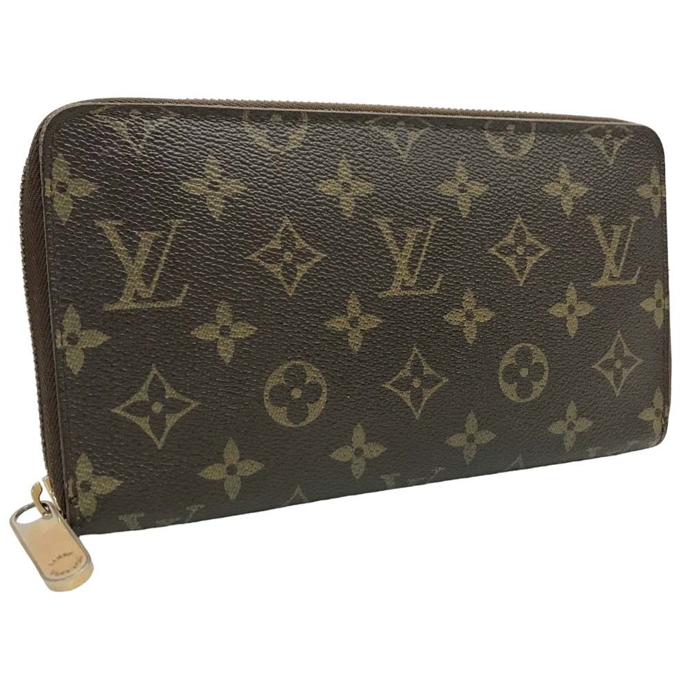 Louis Vuitton Zippy Organizer Round Zipper Wallet Travel Case